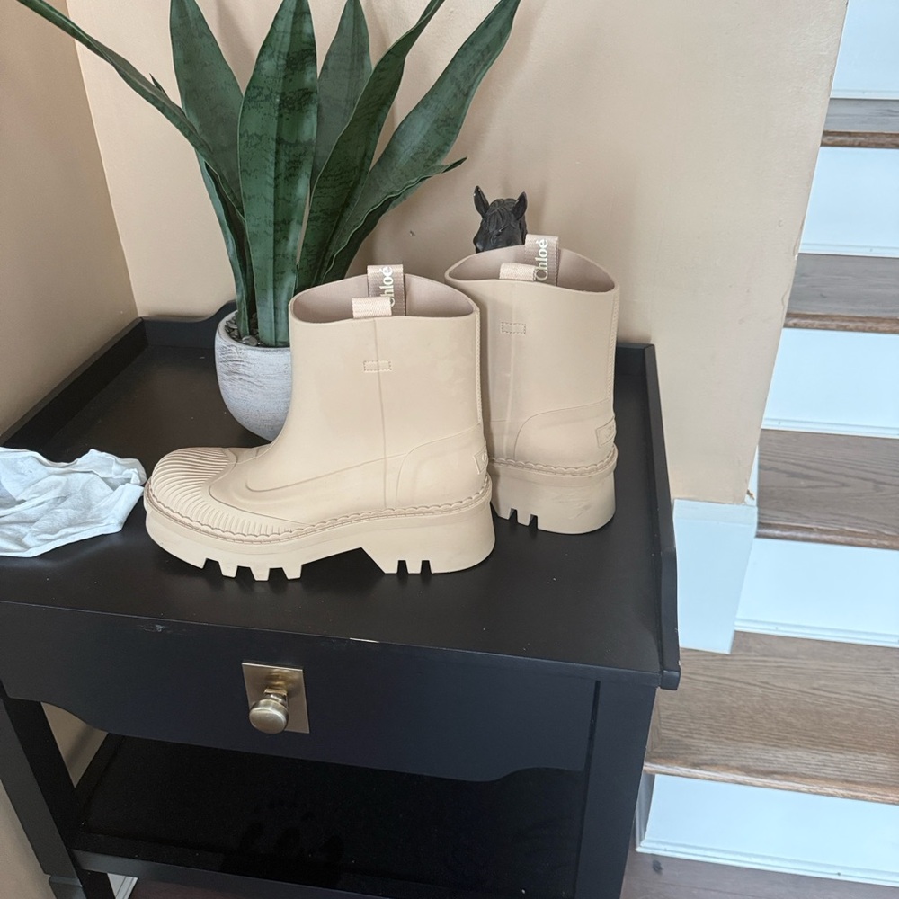 Chloe Beige Winter & Rain Boots